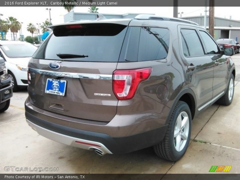 Caribou Metallic / Medium Light Camel 2016 Ford Explorer XLT