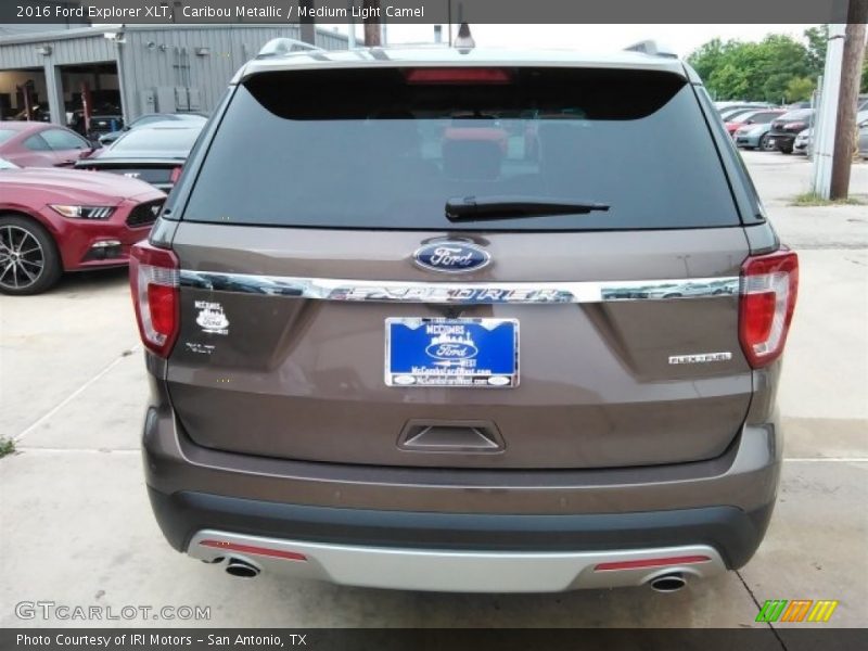 Caribou Metallic / Medium Light Camel 2016 Ford Explorer XLT
