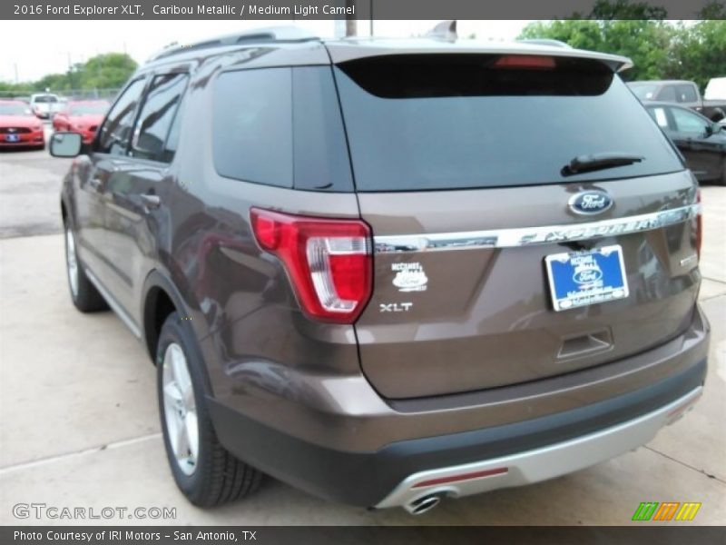 Caribou Metallic / Medium Light Camel 2016 Ford Explorer XLT