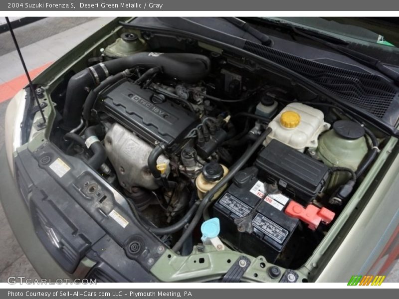 Desert Green Metallic / Gray 2004 Suzuki Forenza S