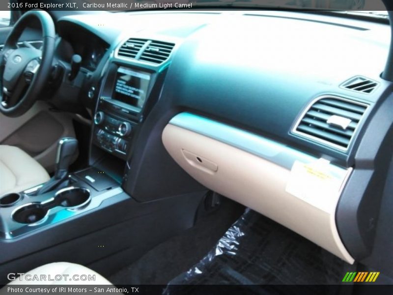 Caribou Metallic / Medium Light Camel 2016 Ford Explorer XLT