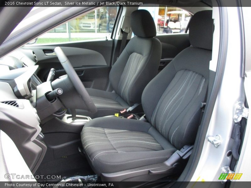 Silver Ice Metallic / Jet Black/Dark Titanium 2016 Chevrolet Sonic LT Sedan
