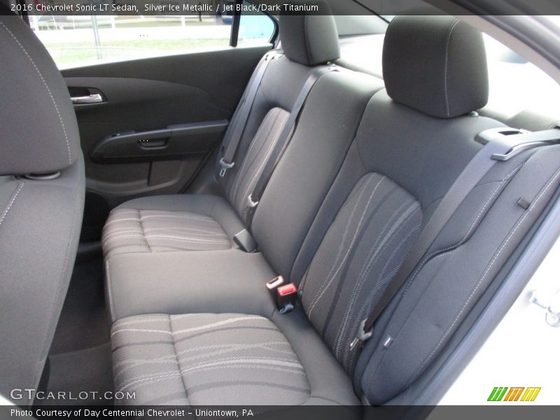 Silver Ice Metallic / Jet Black/Dark Titanium 2016 Chevrolet Sonic LT Sedan