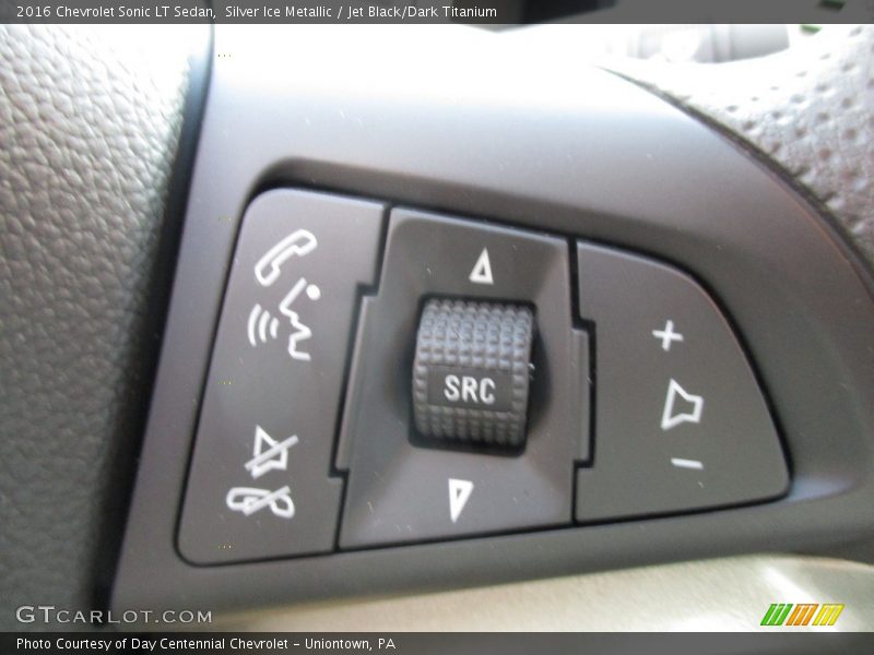 Silver Ice Metallic / Jet Black/Dark Titanium 2016 Chevrolet Sonic LT Sedan