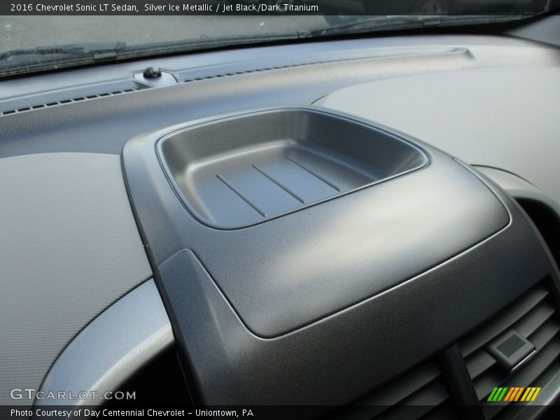 Silver Ice Metallic / Jet Black/Dark Titanium 2016 Chevrolet Sonic LT Sedan