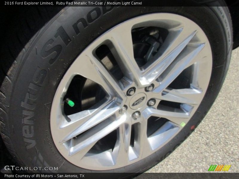 Ruby Red Metallic Tri-Coat / Medium Light Camel 2016 Ford Explorer Limited