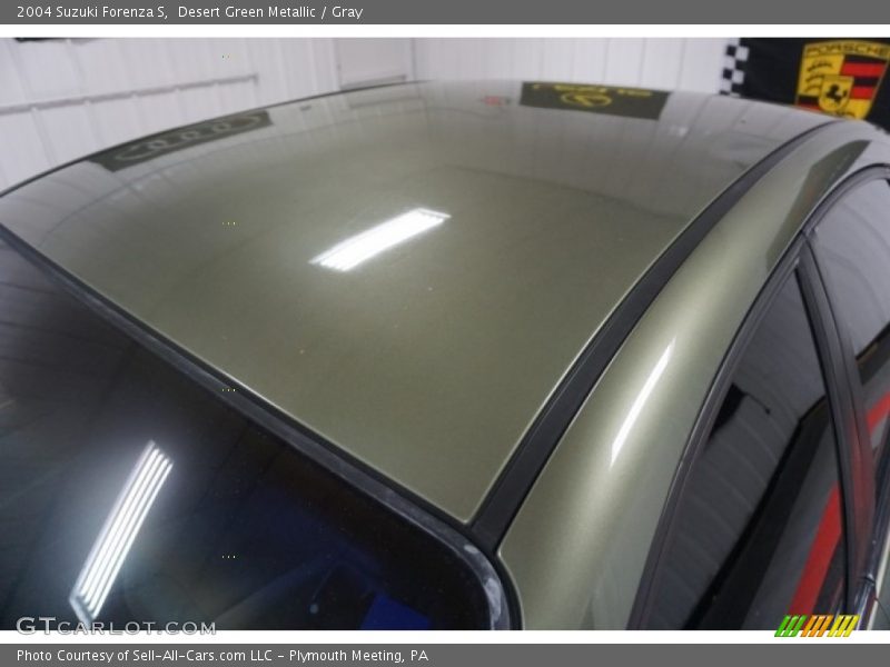 Desert Green Metallic / Gray 2004 Suzuki Forenza S