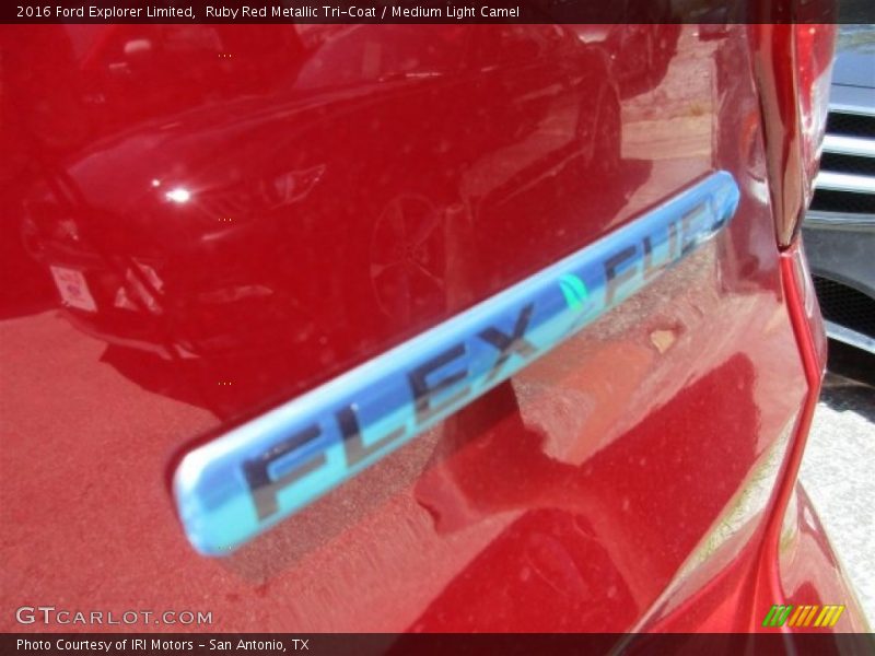 Ruby Red Metallic Tri-Coat / Medium Light Camel 2016 Ford Explorer Limited