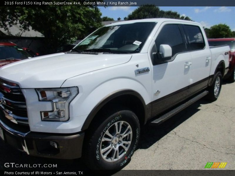 Oxford White / King Ranch Java 2016 Ford F150 King Ranch SuperCrew 4x4