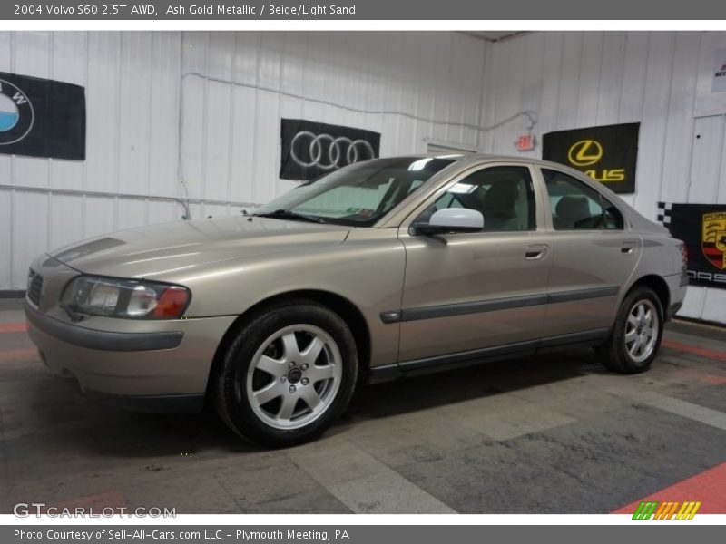 Ash Gold Metallic / Beige/Light Sand 2004 Volvo S60 2.5T AWD