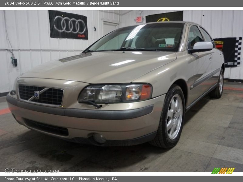 Ash Gold Metallic / Beige/Light Sand 2004 Volvo S60 2.5T AWD