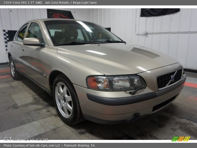 Ash Gold Metallic / Beige/Light Sand 2004 Volvo S60 2.5T AWD