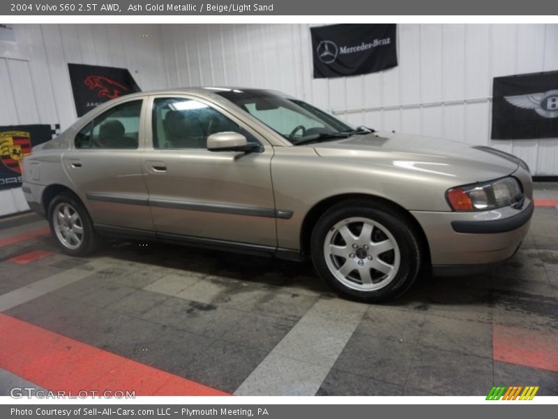 Ash Gold Metallic / Beige/Light Sand 2004 Volvo S60 2.5T AWD