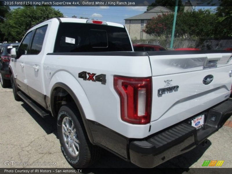 Oxford White / King Ranch Java 2016 Ford F150 King Ranch SuperCrew 4x4
