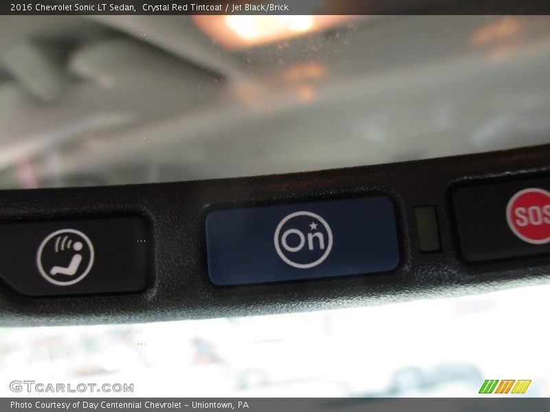 Crystal Red Tintcoat / Jet Black/Brick 2016 Chevrolet Sonic LT Sedan