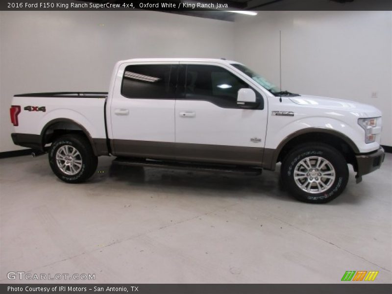 Oxford White / King Ranch Java 2016 Ford F150 King Ranch SuperCrew 4x4