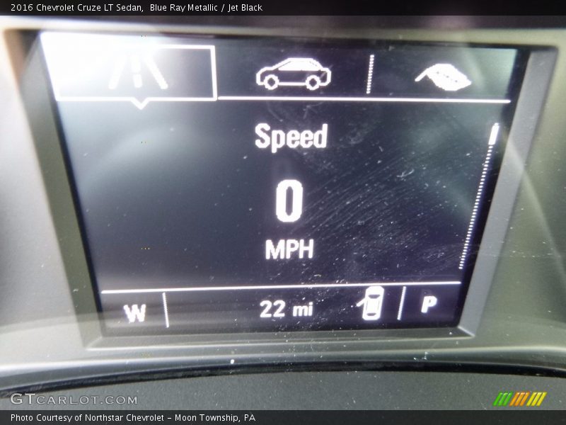 Blue Ray Metallic / Jet Black 2016 Chevrolet Cruze LT Sedan