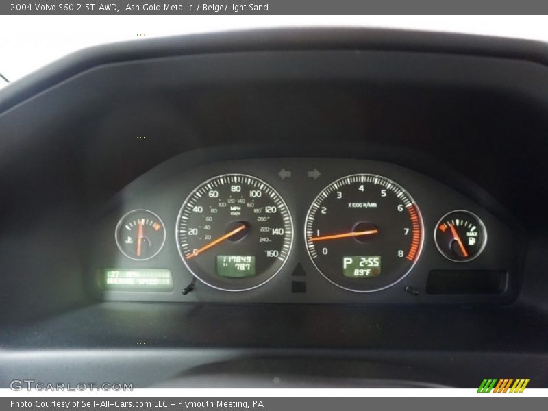 Ash Gold Metallic / Beige/Light Sand 2004 Volvo S60 2.5T AWD
