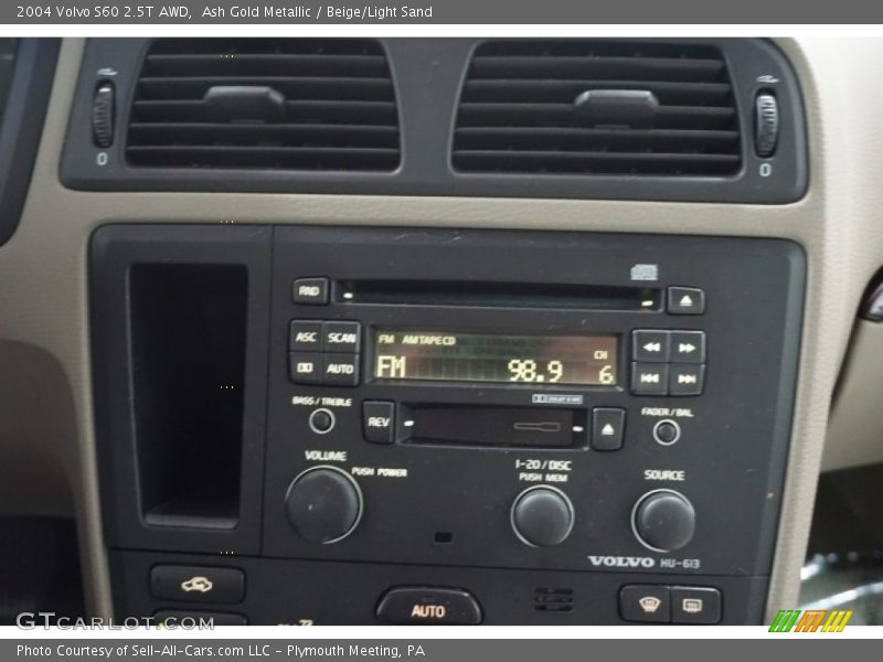 Ash Gold Metallic / Beige/Light Sand 2004 Volvo S60 2.5T AWD