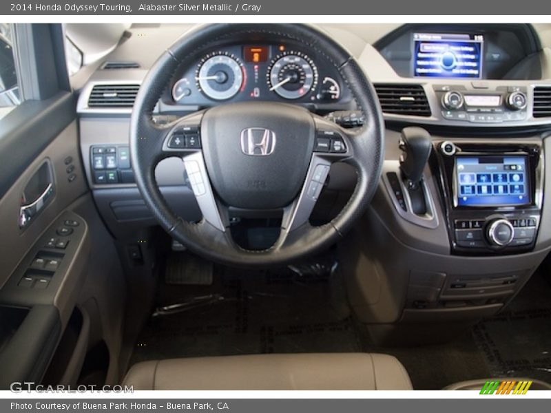 Alabaster Silver Metallic / Gray 2014 Honda Odyssey Touring