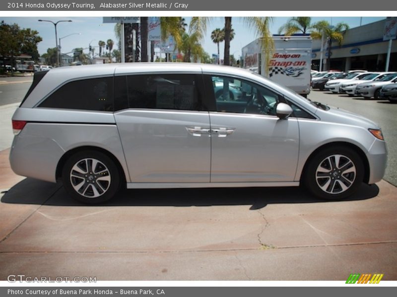 Alabaster Silver Metallic / Gray 2014 Honda Odyssey Touring