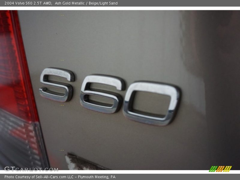 Ash Gold Metallic / Beige/Light Sand 2004 Volvo S60 2.5T AWD