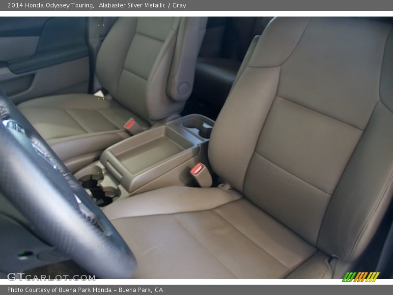Alabaster Silver Metallic / Gray 2014 Honda Odyssey Touring