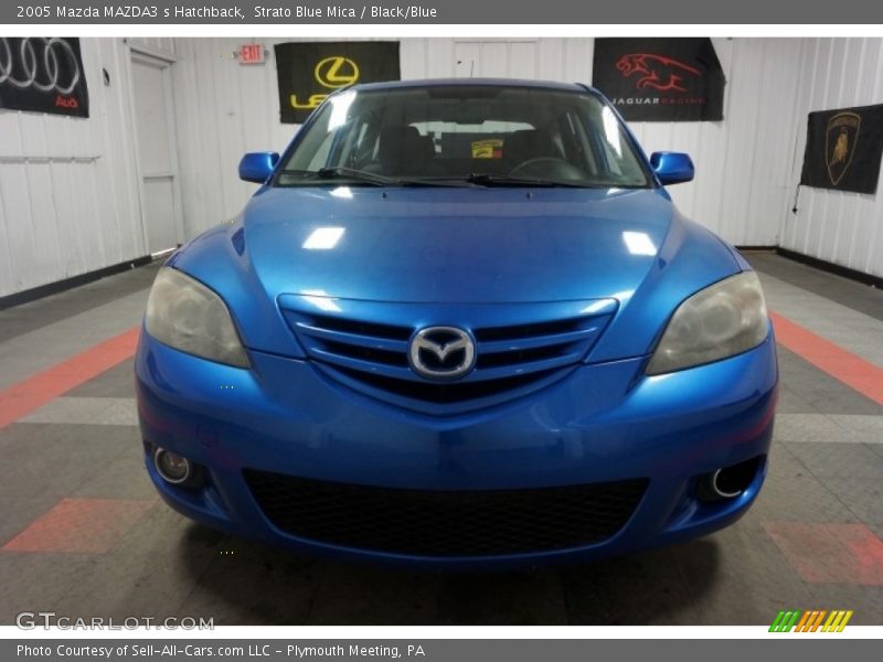 Strato Blue Mica / Black/Blue 2005 Mazda MAZDA3 s Hatchback