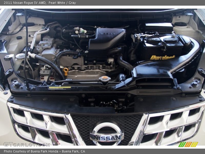 Pearl White / Gray 2011 Nissan Rogue SV AWD