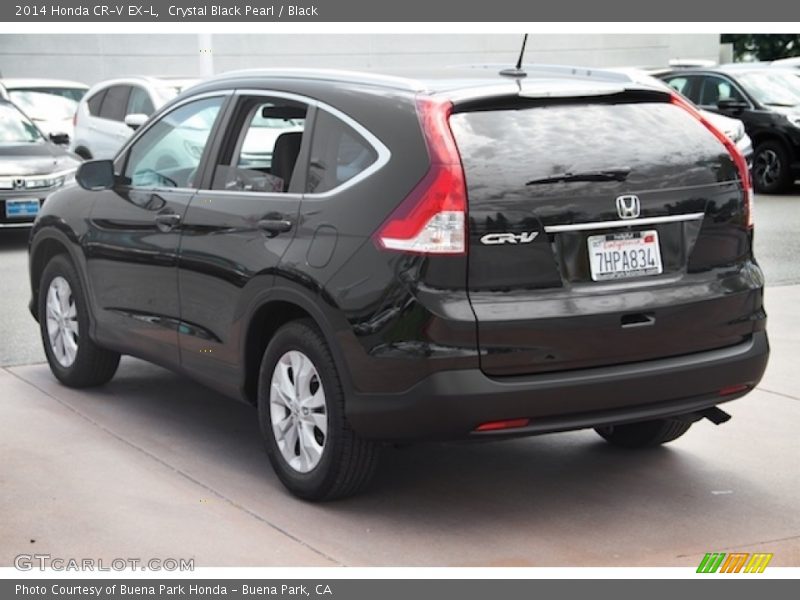 Crystal Black Pearl / Black 2014 Honda CR-V EX-L
