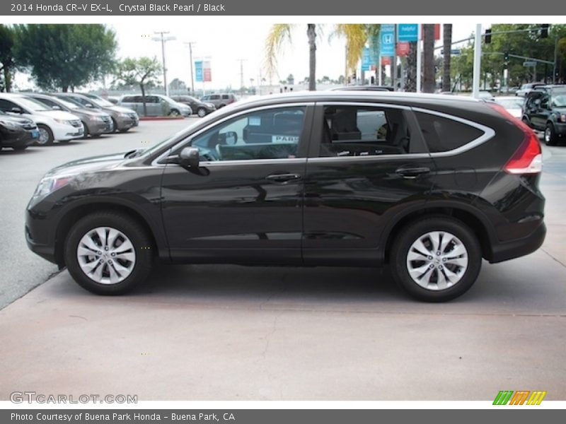 Crystal Black Pearl / Black 2014 Honda CR-V EX-L