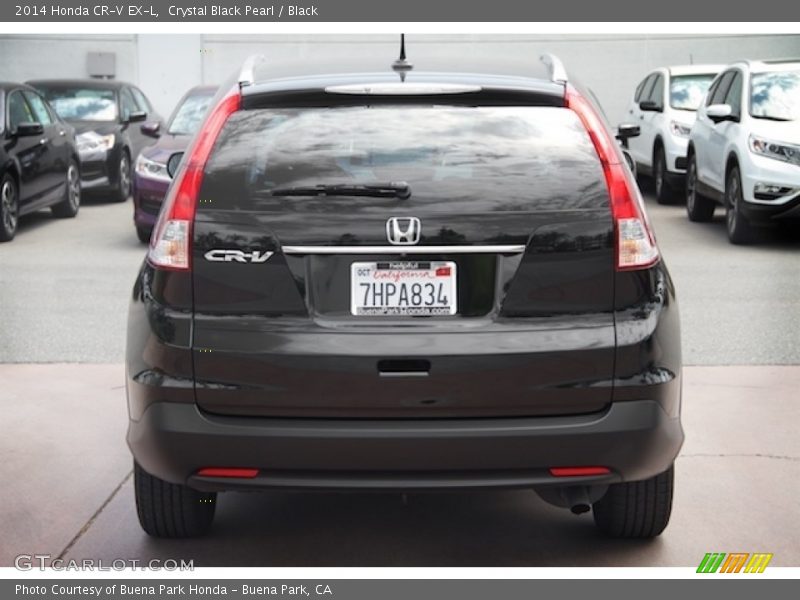 Crystal Black Pearl / Black 2014 Honda CR-V EX-L