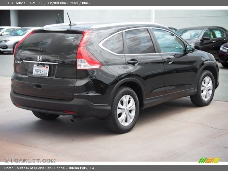 Crystal Black Pearl / Black 2014 Honda CR-V EX-L