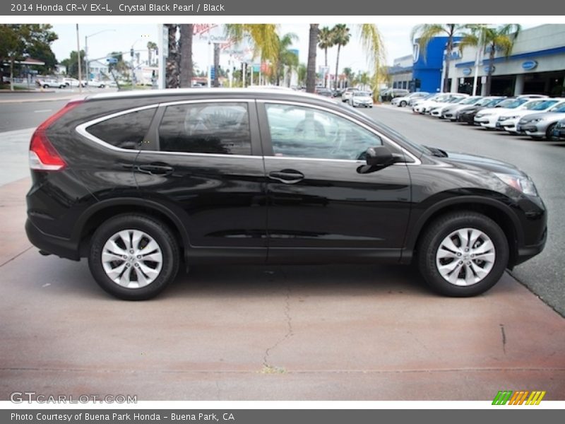 Crystal Black Pearl / Black 2014 Honda CR-V EX-L
