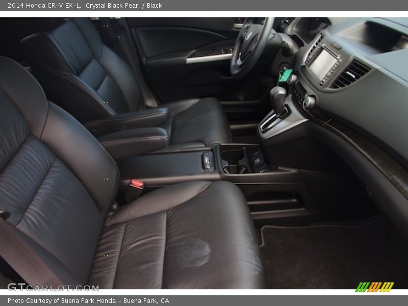 Crystal Black Pearl / Black 2014 Honda CR-V EX-L