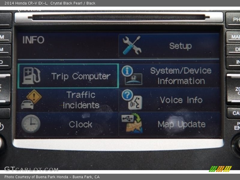 Crystal Black Pearl / Black 2014 Honda CR-V EX-L