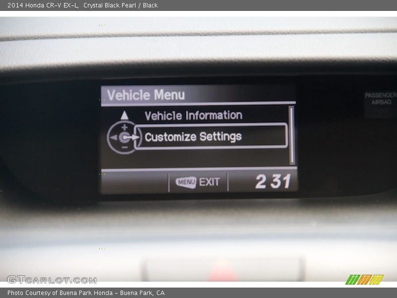 Crystal Black Pearl / Black 2014 Honda CR-V EX-L