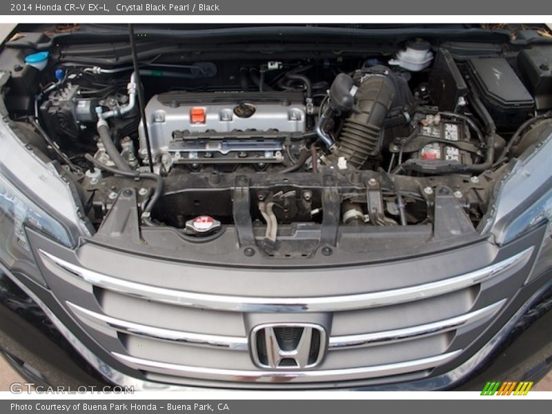 Crystal Black Pearl / Black 2014 Honda CR-V EX-L
