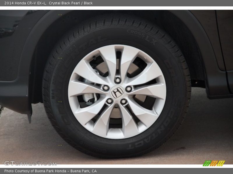 Crystal Black Pearl / Black 2014 Honda CR-V EX-L
