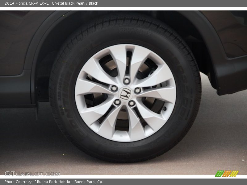 Crystal Black Pearl / Black 2014 Honda CR-V EX-L