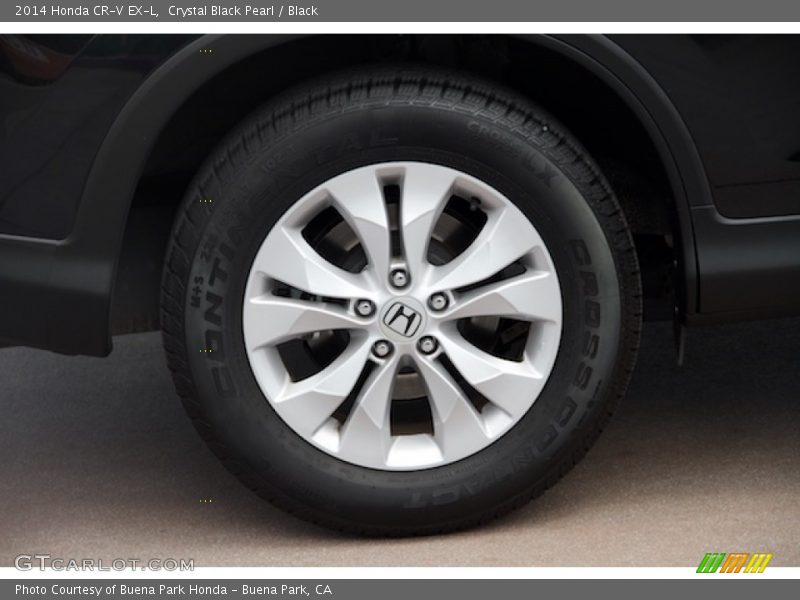 Crystal Black Pearl / Black 2014 Honda CR-V EX-L
