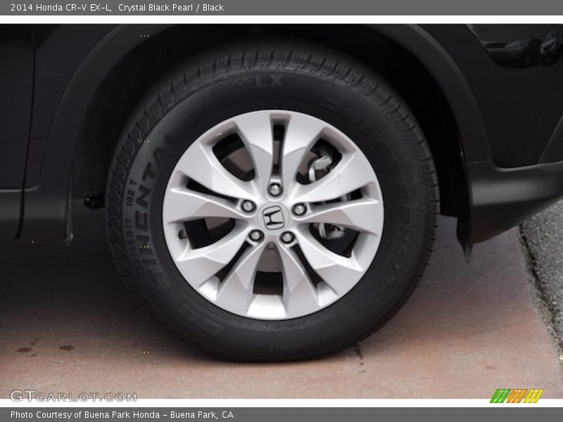 Crystal Black Pearl / Black 2014 Honda CR-V EX-L
