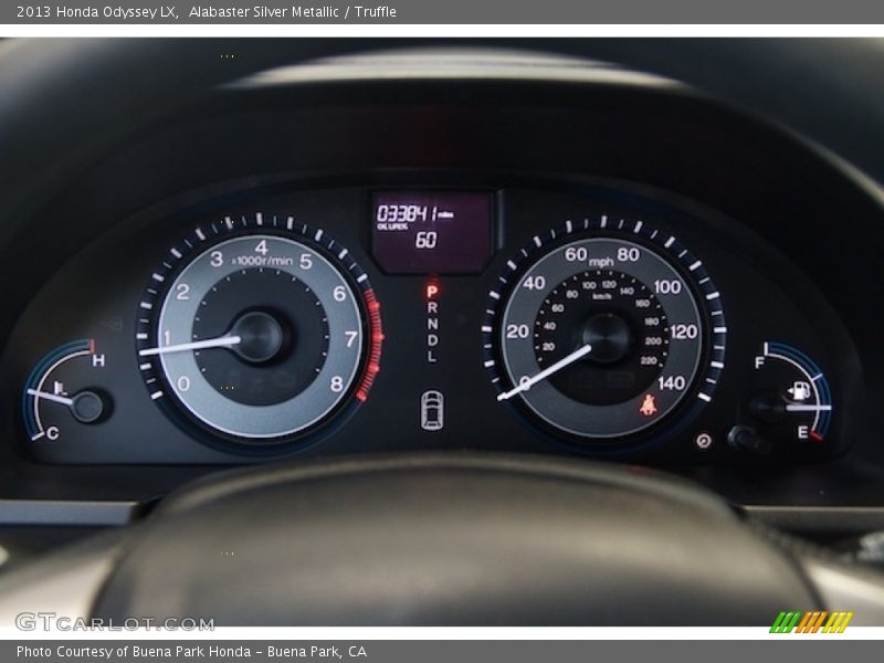 Alabaster Silver Metallic / Truffle 2013 Honda Odyssey LX