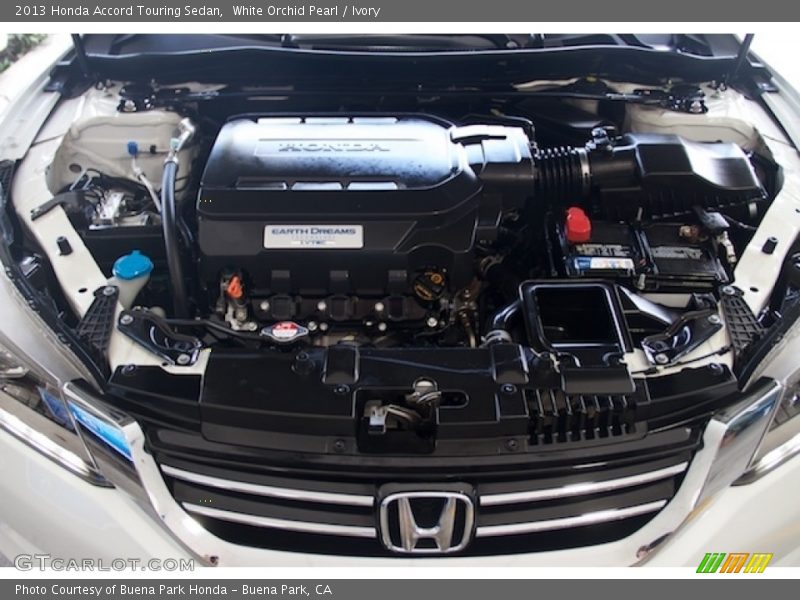 White Orchid Pearl / Ivory 2013 Honda Accord Touring Sedan