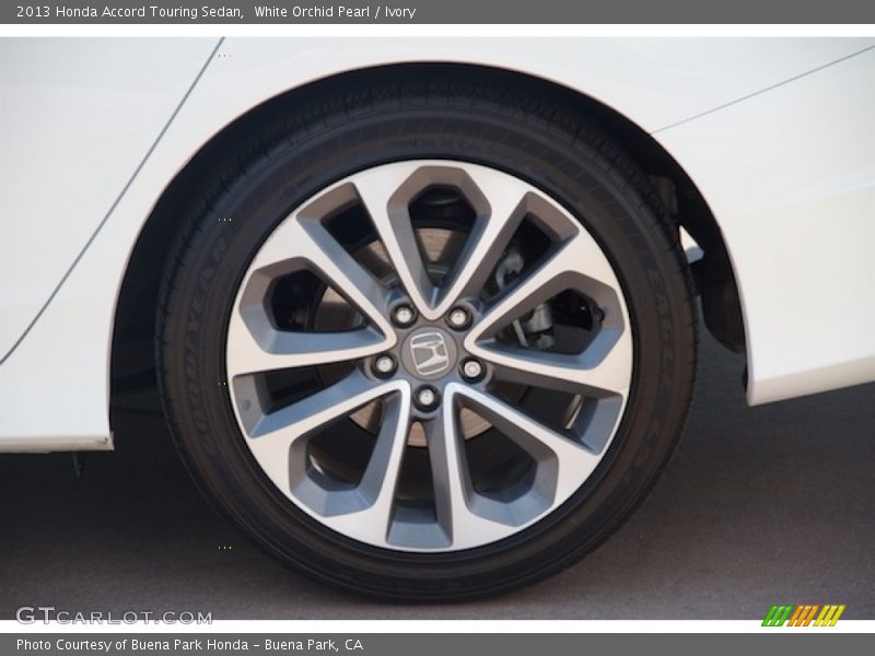 White Orchid Pearl / Ivory 2013 Honda Accord Touring Sedan