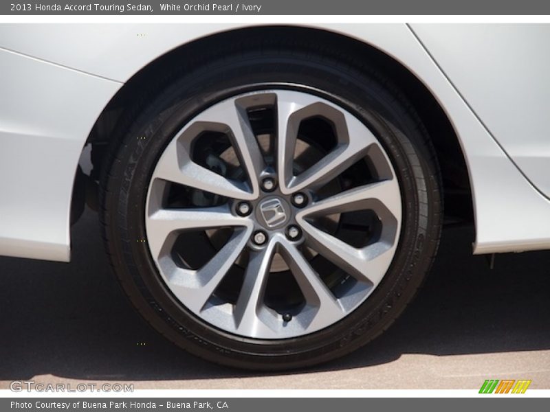 White Orchid Pearl / Ivory 2013 Honda Accord Touring Sedan