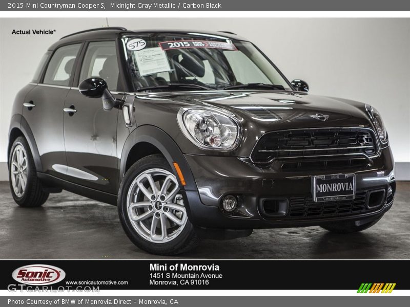 Midnight Gray Metallic / Carbon Black 2015 Mini Countryman Cooper S