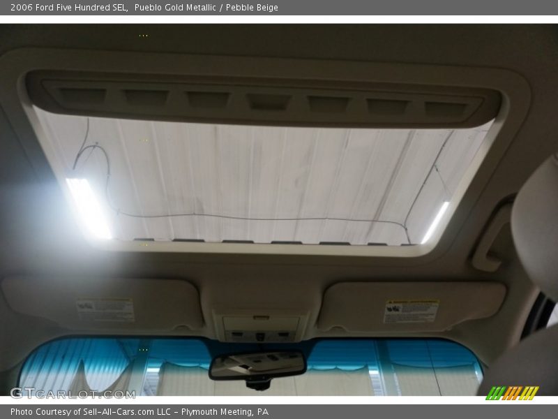 Pueblo Gold Metallic / Pebble Beige 2006 Ford Five Hundred SEL