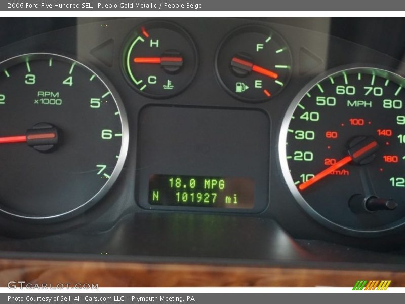Pueblo Gold Metallic / Pebble Beige 2006 Ford Five Hundred SEL