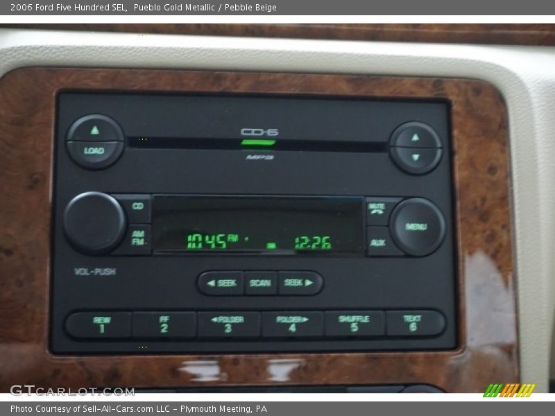 Pueblo Gold Metallic / Pebble Beige 2006 Ford Five Hundred SEL